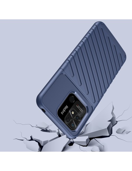 Thunder Case lankstus šarvuotas dėklas, skirtas Xiaomi Redmi 10C blue