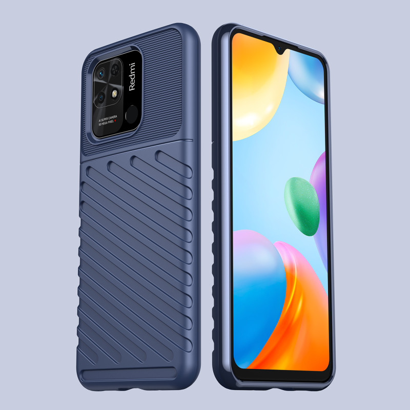 Thunder Case lankstus šarvuotas dėklas, skirtas Xiaomi Redmi 10C blue