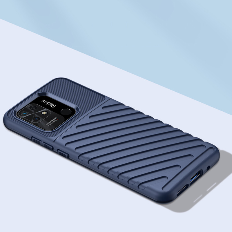 Thunder Case lankstus šarvuotas dėklas, skirtas Xiaomi Redmi 10C blue