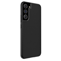 Nillkin Synthetic Fiber Case šarvuotas dėklo dangtelis Samsung Galaxy S22+ (S22 Plus) juodas