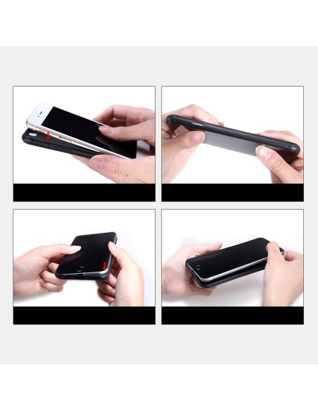 Nillkin Synthetic Fiber Case šarvuotas dėklo dangtelis Samsung Galaxy S22+ (S22 Plus) juodas Nillkin Synthetic Fiber Case šarvuotas dėklo dangtelis Samsung Galaxy S22+ (S22 Plus) juodas