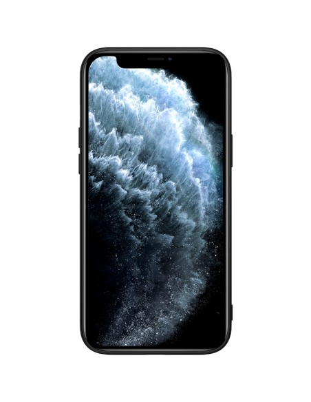 Nillkin Synthetic Fiber Case šarvuotas dangtelis iPhone 12 Pro Max juodas Nillkin Synthetic Fiber Case šarvuotas dangtelis iPhone 12 Pro Max juodas