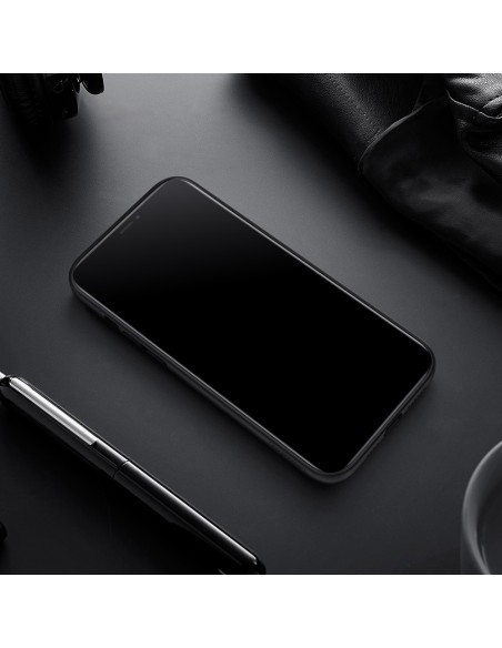 Nillkin Synthetic Fiber Case šarvuotas dangtelis iPhone 12 Pro Max juodas Nillkin Synthetic Fiber Case šarvuotas dangtelis iPhone 12 Pro Max juodas