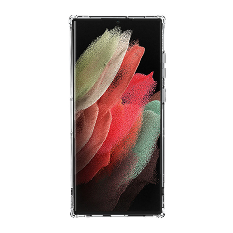 Nillkin Nature Pro dėklas Samsung Galaxy S22 Ultra šarvuoto korpuso dangtelis baltas