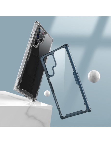 Nillkin Nature Pro dėklas Samsung Galaxy S22 Ultra šarvuoto korpuso dangtelis baltas Nillkin Nature Pro dėklas Samsung Galaxy S22 Ultra šarvuoto korpuso dangtelis baltas