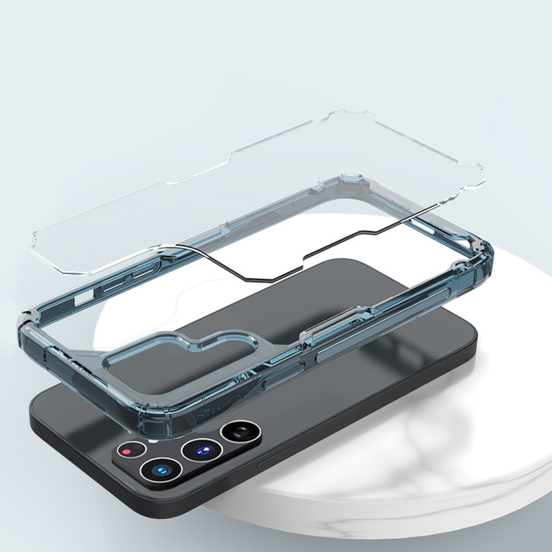 Nillkin Nature Pro dėklas Samsung Galaxy S22 Ultra šarvuoto korpuso dangtelis baltas