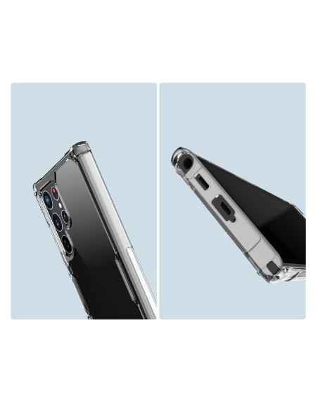 Nillkin Nature Pro dėklas Samsung Galaxy S22 Ultra šarvuoto korpuso dangtelis baltas Nillkin Nature Pro dėklas Samsung Galaxy S22 Ultra šarvuoto korpuso dangtelis baltas