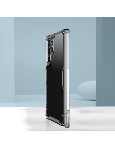 Nillkin Nature Pro dėklas Samsung Galaxy S22 Ultra šarvuoto korpuso dangtelis baltas Nillkin Nature Pro dėklas Samsung Galaxy S22 Ultra šarvuoto korpuso dangtelis baltas