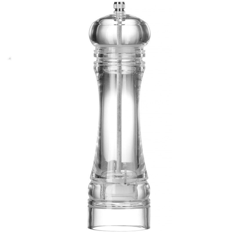 Akrilo druskos malūnėlis skaidrus sk. 60x215 mm – Hendi 469675 Akrilo druskos malūnėlis skaidrus sk. 60x215 mm – Hendi 469675