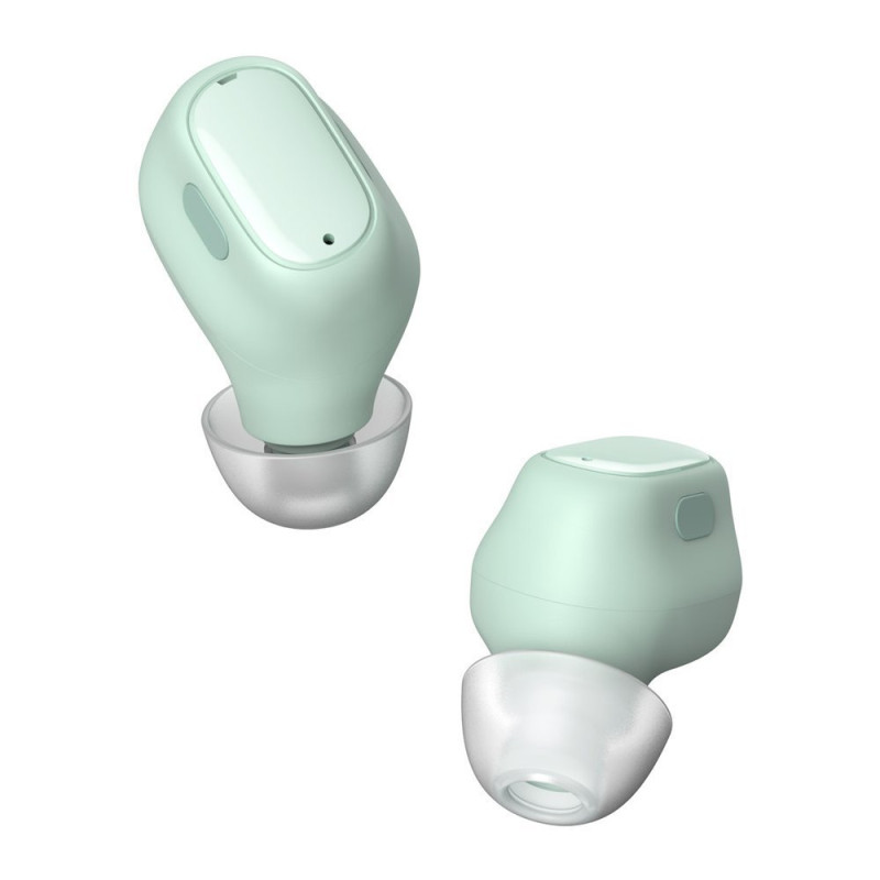 Encok WM01 TWS Bluetooth 5.0 belaidės ausinės žalios spalvos