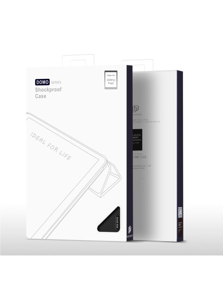 DUX DUCIS Domo sulankstomo dangtelio planšetės dėklas su Smart Sleep funkcija Oppo Pad stovas juodas DUX DUCIS Domo sulankstomo dangtelio planšetės dėklas su Smart Sleep funkcija Oppo Pad stovas juodas