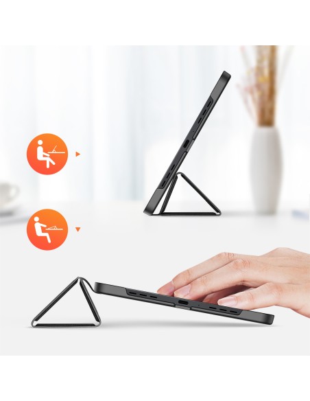 DUX DUCIS Domo sulankstomo dangtelio planšetės dėklas su Smart Sleep funkcija Oppo Pad stovas juodas DUX DUCIS Domo sulankstomo dangtelio planšetės dėklas su Smart Sleep funkcija Oppo Pad stovas juodas