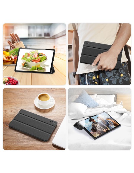 DUX DUCIS Domo sulankstomo dangtelio planšetės dėklas su Smart Sleep funkcija Oppo Pad stovas juodas DUX DUCIS Domo sulankstomo dangtelio planšetės dėklas su Smart Sleep funkcija Oppo Pad stovas juodas
