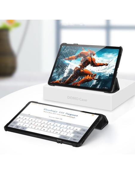 DUX DUCIS Domo sulankstomo dangtelio planšetės dėklas su Smart Sleep funkcija Oppo Pad stovas juodas DUX DUCIS Domo sulankstomo dangtelio planšetės dėklas su Smart Sleep funkcija Oppo Pad stovas juodas
