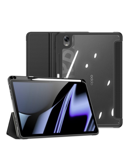 Dux Ducis Toby Armored Flip Smart dėklas, skirtas Oppo Pad su juodu rašiklio laikikliu Dux Ducis Toby Armored Flip Smart dėklas, skirtas Oppo Pad su juodu rašiklio laikikliu