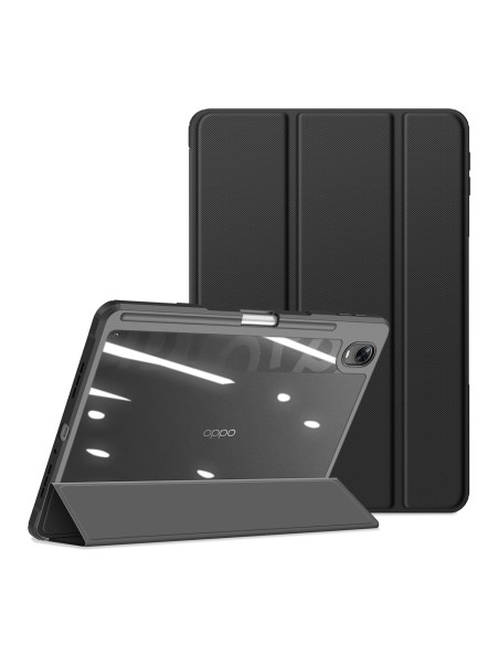 Dux Ducis Toby Armored Flip Smart dėklas, skirtas Oppo Pad su juodu rašiklio laikikliu Dux Ducis Toby Armored Flip Smart dėklas, skirtas Oppo Pad su juodu rašiklio laikikliu