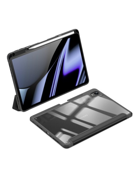 Dux Ducis Toby Armored Flip Smart dėklas, skirtas Oppo Pad su juodu rašiklio laikikliu Dux Ducis Toby Armored Flip Smart dėklas, skirtas Oppo Pad su juodu rašiklio laikikliu