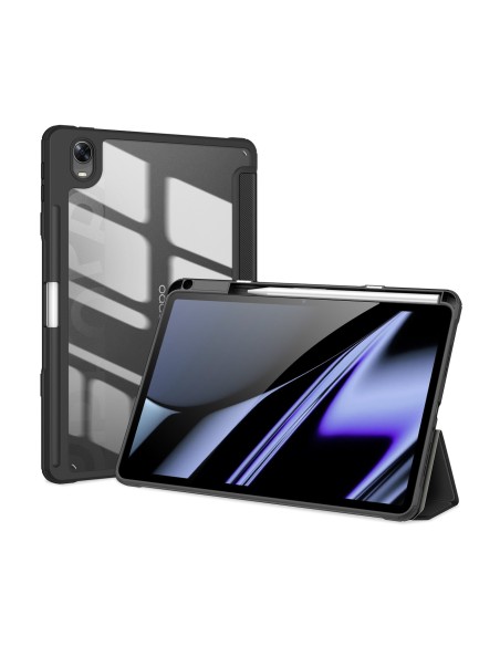 Dux Ducis Toby Armored Flip Smart dėklas, skirtas Oppo Pad su juodu rašiklio laikikliu Dux Ducis Toby Armored Flip Smart dėklas, skirtas Oppo Pad su juodu rašiklio laikikliu