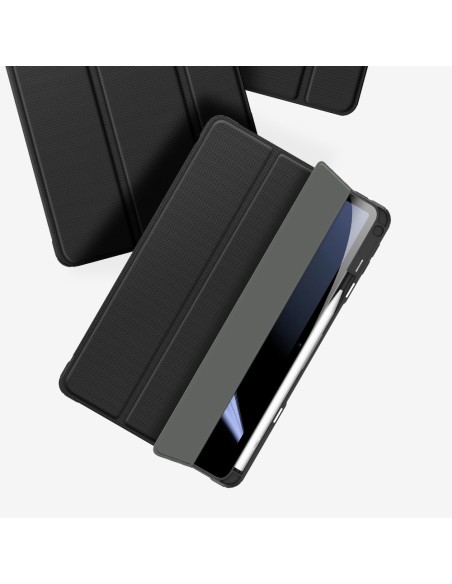 Dux Ducis Toby Armored Flip Smart dėklas, skirtas Oppo Pad su juodu rašiklio laikikliu Dux Ducis Toby Armored Flip Smart dėklas, skirtas Oppo Pad su juodu rašiklio laikikliu
