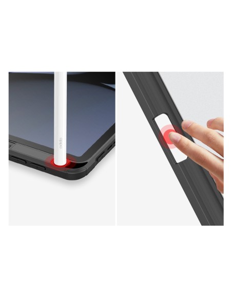 Dux Ducis Toby Armored Flip Smart dėklas, skirtas Oppo Pad su juodu rašiklio laikikliu Dux Ducis Toby Armored Flip Smart dėklas, skirtas Oppo Pad su juodu rašiklio laikikliu