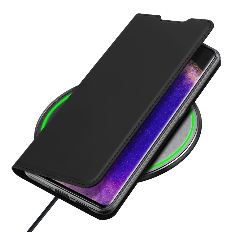 Dux Ducis Skin Pro atverčiamas dėklas, skirtas Oppo Find X5 juodas