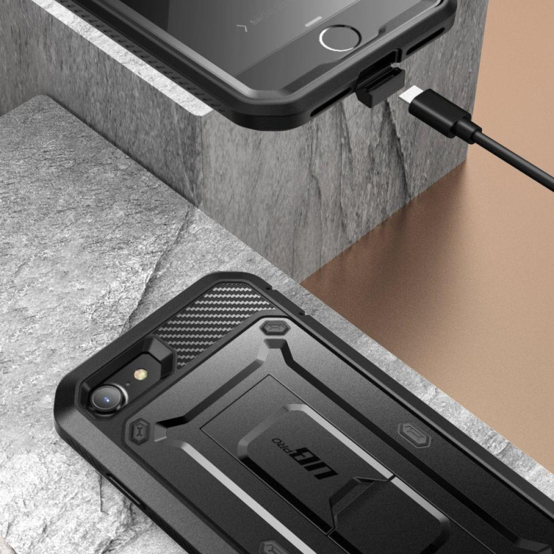 Unicorn Beetle Pro Supcase dėklas, skirtas iPhone 7/ 8/ SE 2020/ 2022 – juodas