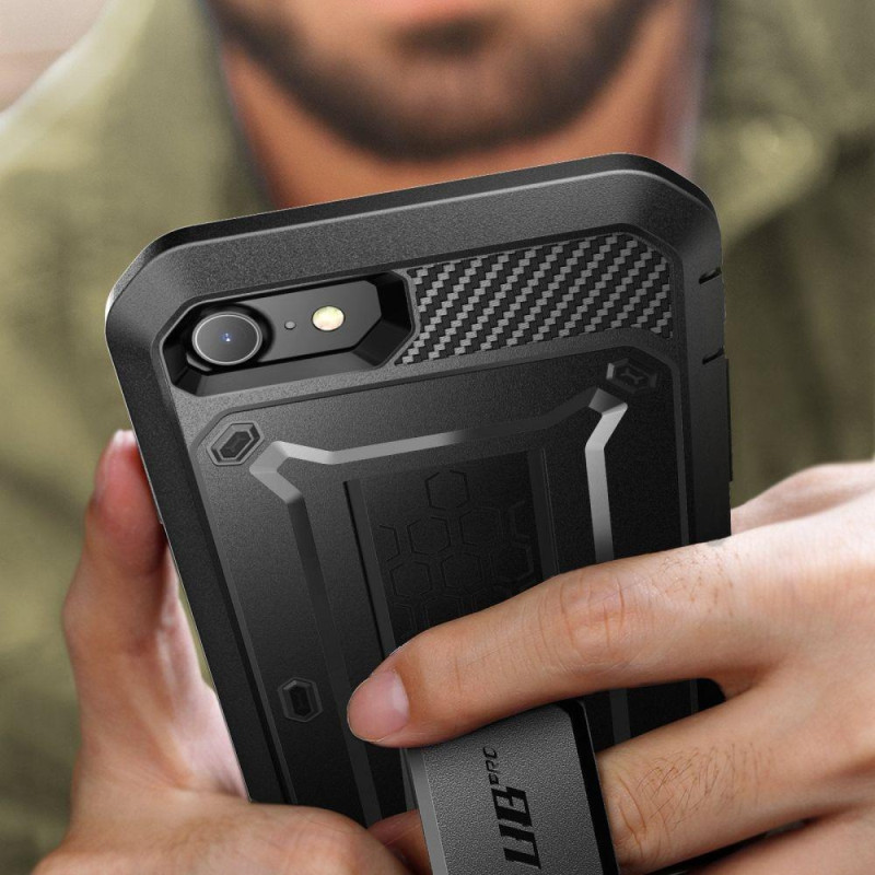 Unicorn Beetle Pro Supcase dėklas, skirtas iPhone 7/ 8/ SE 2020/ 2022 – juodas