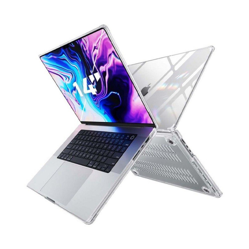 Supcase Unicorn Beetle Skaidrus dėklas, skirtas Macbook Pro 14& 39 & 39 2021-2023 – skaidrus