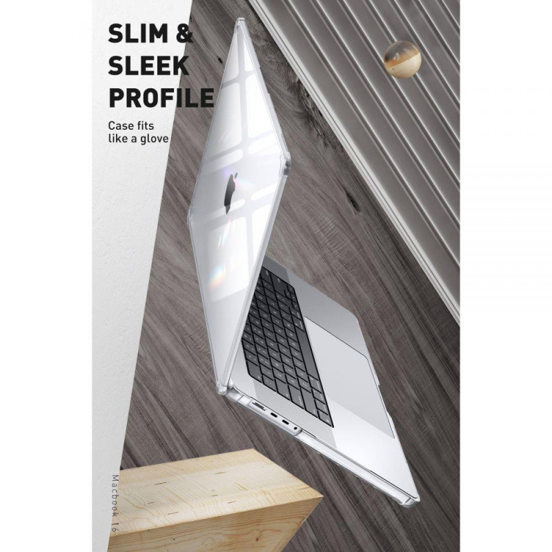 Supcase Unicorn Beetle Skaidrus dėklas, skirtas Macbook Pro 14& 39 & 39 2021-2023 – skaidrus