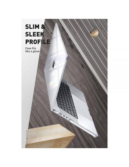 Supcase Unicorn Beetle Skaidrus dėklas, skirtas Macbook Pro 14& 39 & 39 2021-2023 – skaidrus