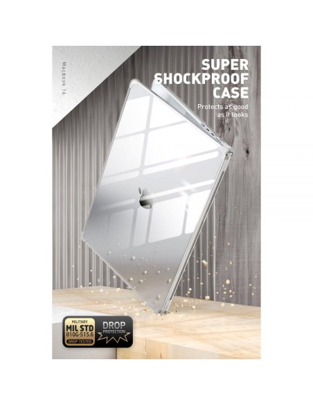 Supcase Unicorn Beetle Skaidrus dėklas, skirtas Macbook Pro 14& 39 & 39 2021-2023 – skaidrus