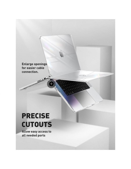 Supcase Unicorn Beetle Skaidrus dėklas, skirtas Macbook Pro 14& 39 & 39 2021-2023 – skaidrus