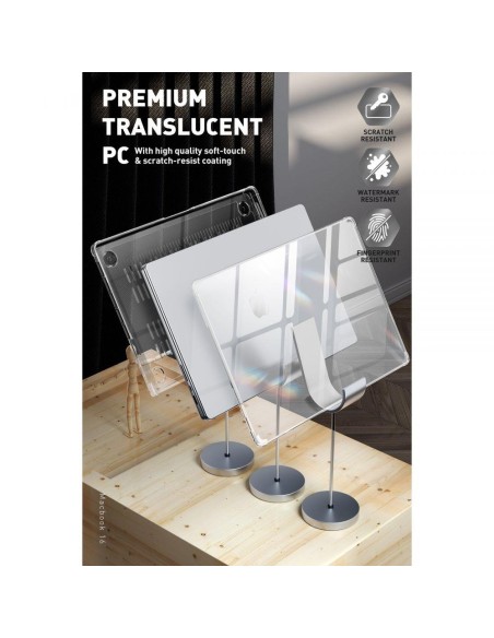 Supcase Unicorn Beetle Skaidrus dėklas, skirtas Macbook Pro 14& 39 & 39 2021-2023 – skaidrus