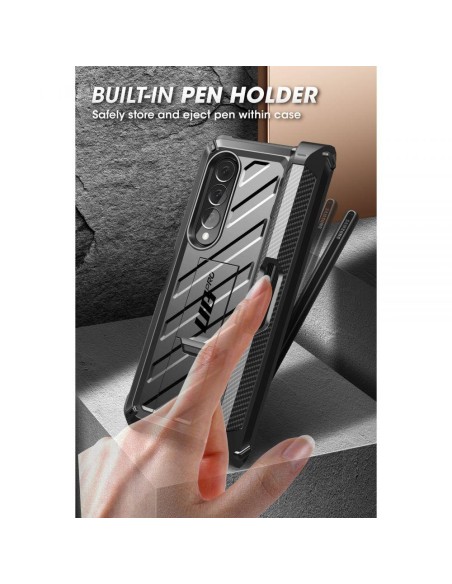 Supcase Unicorn Beetle Pro Pen dėklas, skirtas Samsung Galaxy Z Fold 3 - juodas