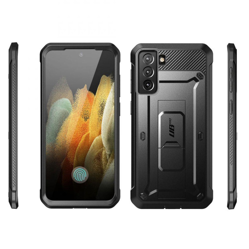 Unicorn Beetle Pro Supcase dėklas, skirtas Samsung Galaxy S21 FE - juodas