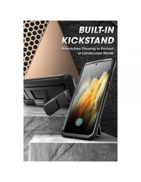 Unicorn Beetle Pro Supcase dėklas, skirtas Samsung Galaxy S21 FE - juodas Unicorn Beetle Pro Supcase dėklas, skirtas Samsung Galaxy S21 FE - juodas