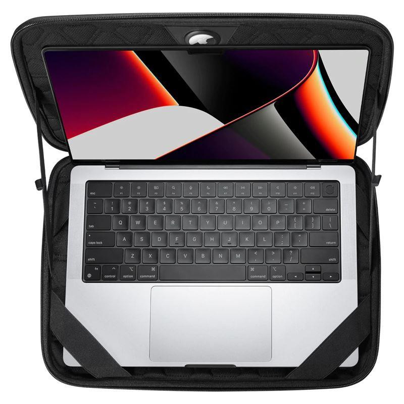 Spigen Rugged Armor Pouch Pro dangtelis 13-14" nešiojamam kompiuteriui - juodas