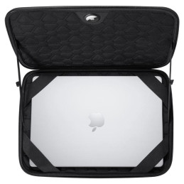 Spigen Rugged Armor Pouch Pro dangtelis 15-16" nešiojamam kompiuteriui - juodas