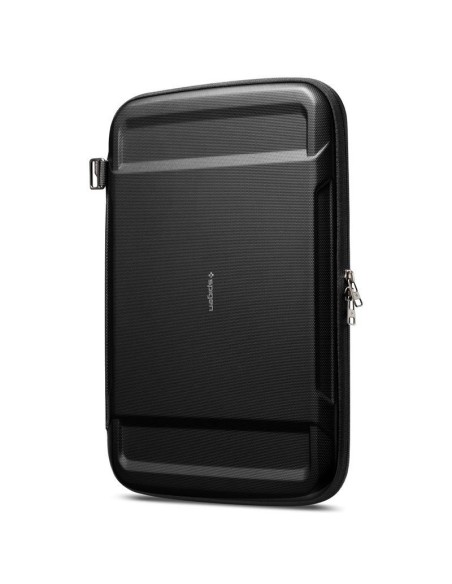 Spigen Rugged Armor Pouch Pro dangtelis 15-16" nešiojamam kompiuteriui - juodas Spigen Rugged Armor Pouch Pro dangtelis 15-16" nešiojamam kompiuteriui - juodas