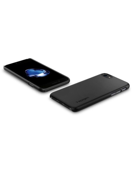 Spigen Thin Fit dėklas, skirtas iPhone 7 / 8 / SE 2020 / 2022 - juodas Spigen Thin Fit dėklas, skirtas iPhone 7 / 8 / SE 2020 / 2022 - juodas
