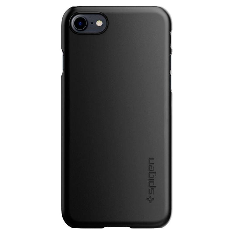 Spigen Thin Fit dėklas, skirtas iPhone 7 / 8 / SE 2020 / 2022 - juodas
