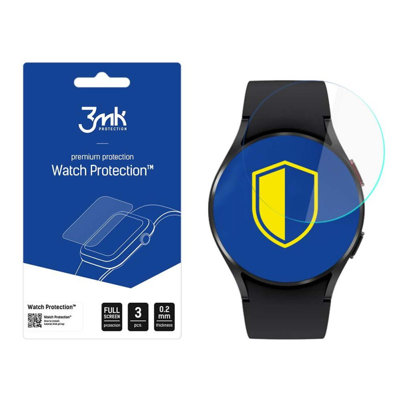 3mk Watch Protection™ v. FlexibleGlass Lite hibridinis stiklas, skirtas Samsung Galaxy Watch 4 44mm 3mk Watch Protection™ v. FlexibleGlass Lite hibridinis stiklas, skirtas Samsung Galaxy Watch 4 44mm