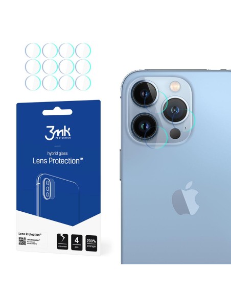 3mk Lens Protection™ hibridinis fotoaparato stiklas, skirtas iPhone 13 Pro 3mk Lens Protection™ hibridinis fotoaparato stiklas, skirtas iPhone 13 Pro