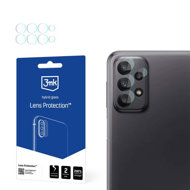 3mk Lens Protection™ hibridinis fotoaparato stiklas, skirtas Samsung Galaxy A23 4G