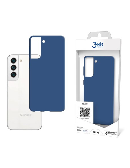 3mk matinis dėklas, skirtas Samsung Galaxy S22 5G – mėlynas 3mk matinis dėklas, skirtas Samsung Galaxy S22 5G – mėlynas
