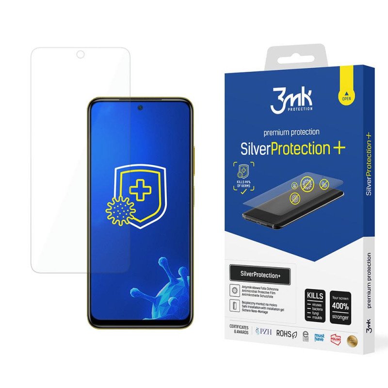 3mk SilverProtection+ apsauginė folija skirta Xiaomi Poco X4 Pro 5G 3mk SilverProtection+ apsauginė folija skirta Xiaomi Poco X4 Pro 5G