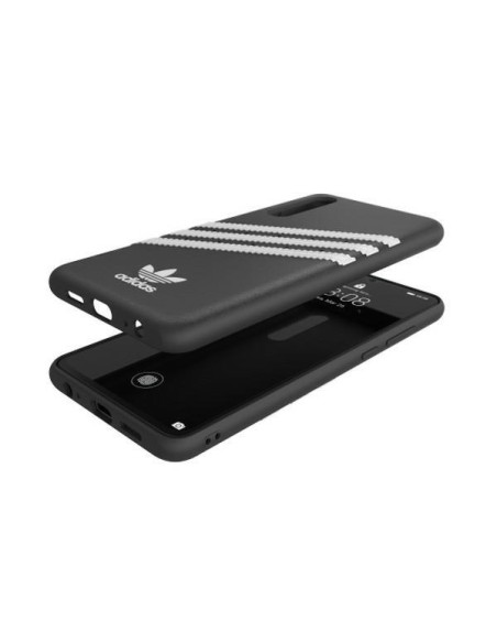 Adidas OR Molded Case PU, skirtas Huawei P30 juodai baltas Adidas OR Molded Case PU, skirtas Huawei P30 juodai baltas