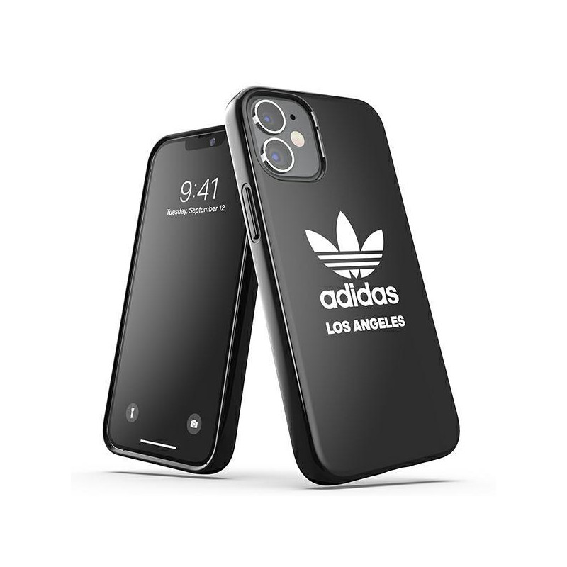 Adidas OR SnapCase Los Angeles dėklas iPhone 12 mini - juodas