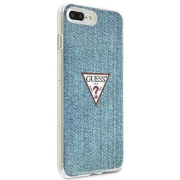 Guess Jeans Collection dėklas, skirtas iPhone 7 / 8 Plus - mėlynas