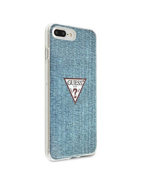 Guess Jeans Collection dėklas, skirtas iPhone 7 / 8 Plus - mėlynas